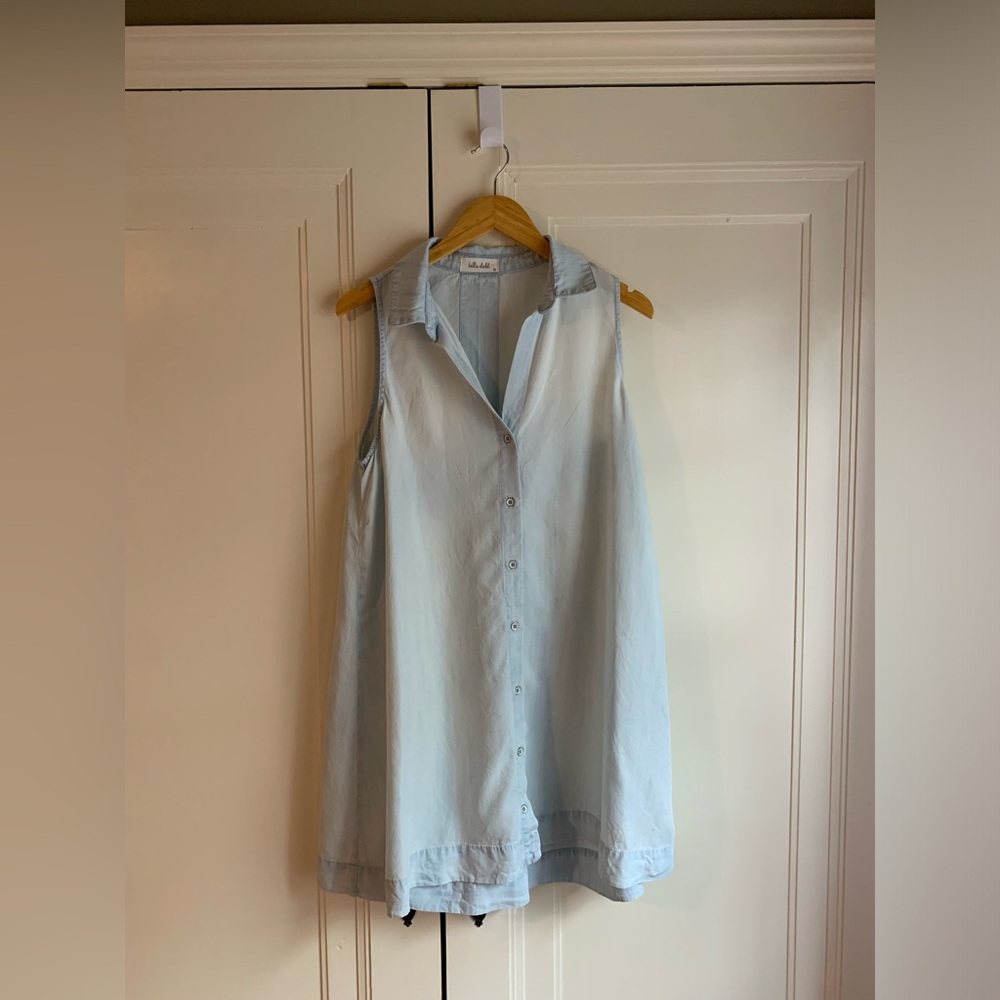 Bella Dahl button front denim dress